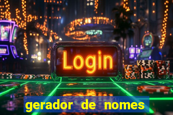 gerador de nomes de guerra